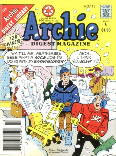 Cover for Archie Comics Digest (Archie, 1973 series) #113