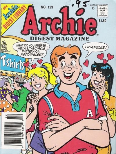 Cover for Archie Comics Digest (Archie, 1973 series) #123 [Newsstand]