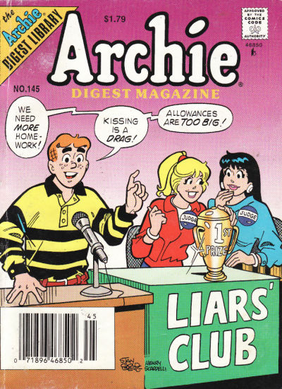 Cover for Archie Comics Digest (Archie, 1973 series) #145