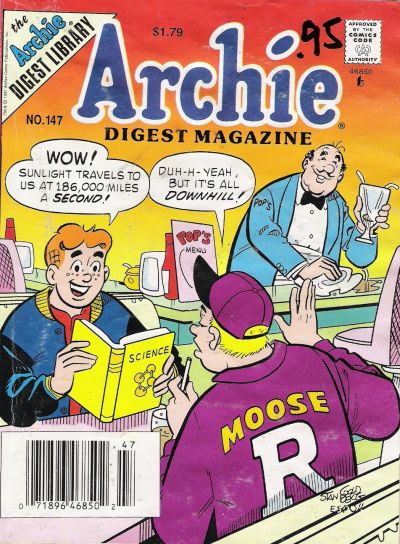 Cover for Archie Comics Digest (Archie, 1973 series) #147 [Newsstand]