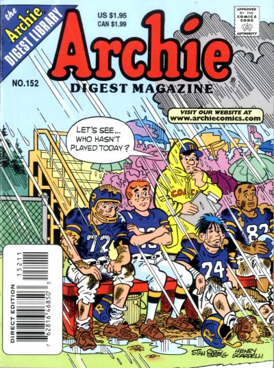 Cover for Archie Comics Digest (Archie, 1973 series) #152