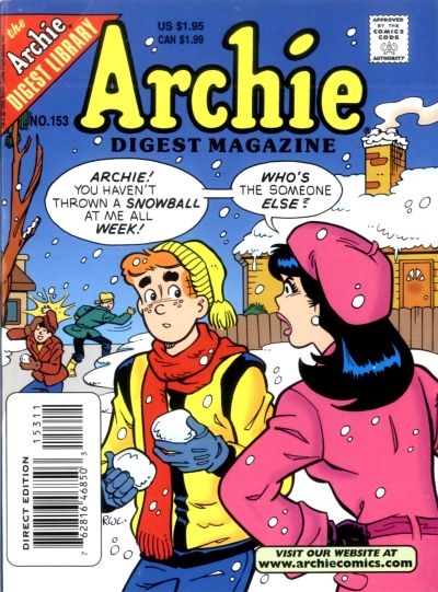 Cover for Archie Comics Digest (Archie, 1973 series) #153