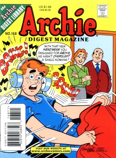 Cover for Archie Comics Digest (Archie, 1973 series) #168 [Direct Edition]