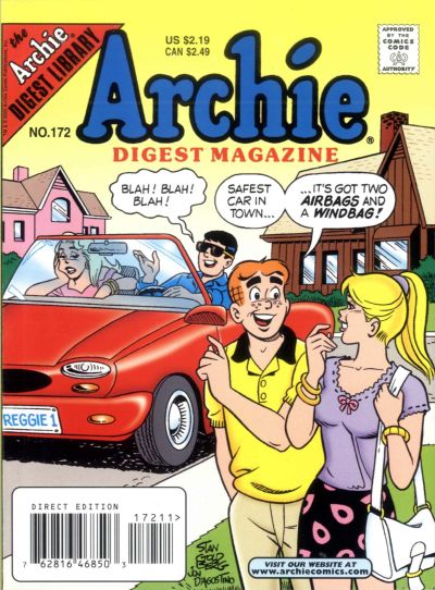 Cover for Archie Comics Digest (Archie, 1973 series) #172 [Direct Edition]