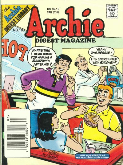 Cover for Archie Comics Digest (Archie, 1973 series) #183