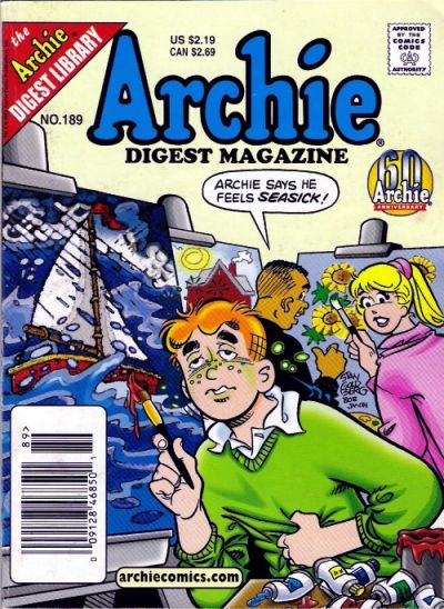 Cover for Archie Comics Digest (Archie, 1973 series) #189