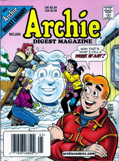 Cover for Archie Comics Digest (Archie, 1973 series) #205