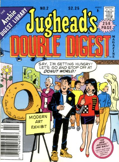 Cover for Jughead's Double Digest (Archie, 1989 series) #2 [Newsstand]