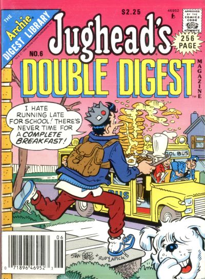 Cover for Jughead's Double Digest (Archie, 1989 series) #6 [Newsstand]