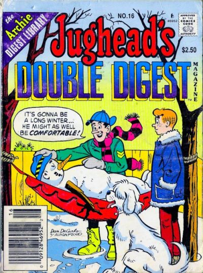 Cover for Jughead's Double Digest (Archie, 1989 series) #16 [Newsstand]