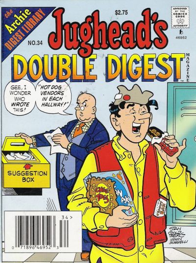 Cover for Jughead's Double Digest (Archie, 1989 series) #34
