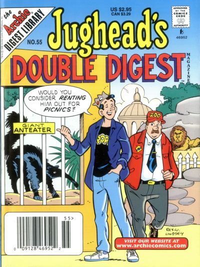 Cover for Jughead's Double Digest (Archie, 1989 series) #55