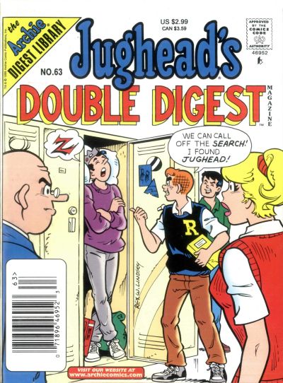 Cover for Jughead's Double Digest (Archie, 1989 series) #63