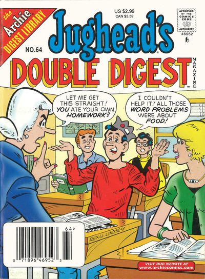 Cover for Jughead's Double Digest (Archie, 1989 series) #64