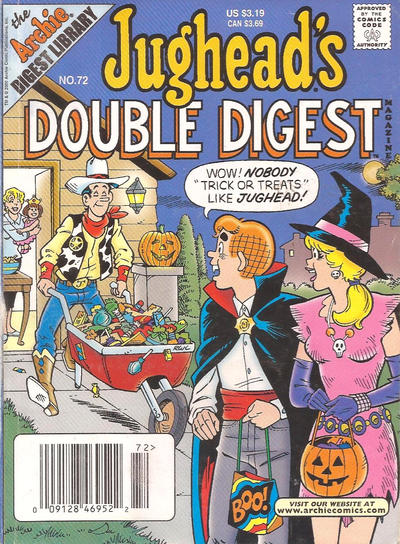 Cover for Jughead's Double Digest (Archie, 1989 series) #72