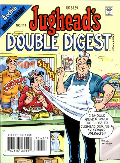 Cover for Jughead's Double Digest (Archie, 1989 series) #114 [Direct Edition]