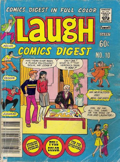 Cover for Laugh Comics Digest (Archie, 1974 series) #10