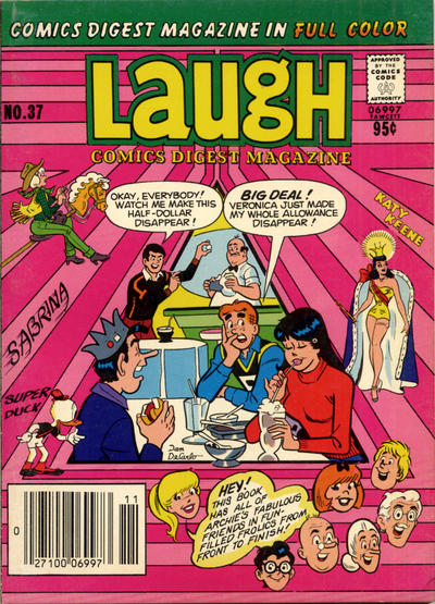 Cover for Laugh Comics Digest (Archie, 1974 series) #37