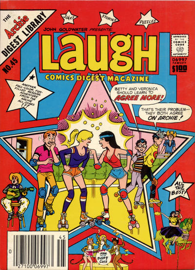 Cover for Laugh Comics Digest (Archie, 1974 series) #45
