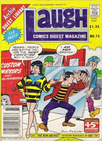Cover for Laugh Comics Digest (Archie, 1974 series) #73
