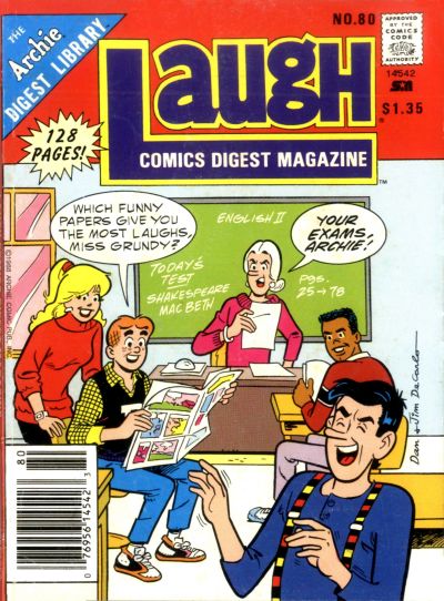 Cover for Laugh Comics Digest (Archie, 1974 series) #80