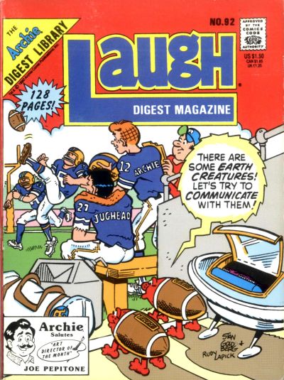 Cover for Laugh Comics Digest (Archie, 1974 series) #92