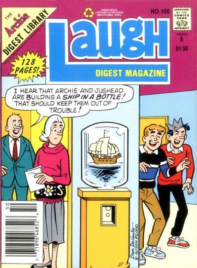 Cover for Laugh Comics Digest (Archie, 1974 series) #100 [Newsstand]