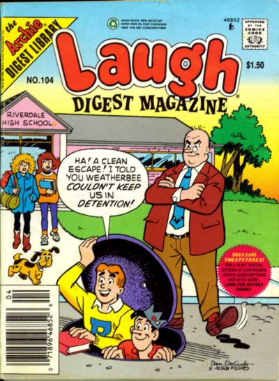 Cover for Laugh Comics Digest (Archie, 1974 series) #104 [Newsstand]