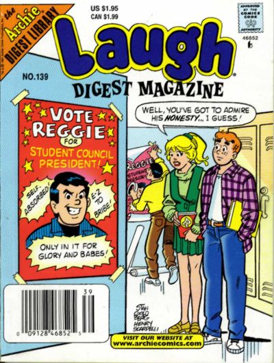 Cover for Laugh Comics Digest (Archie, 1974 series) #139