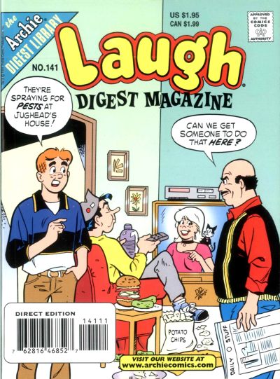 Cover for Laugh Comics Digest (Archie, 1974 series) #141 [Direct Edition]
