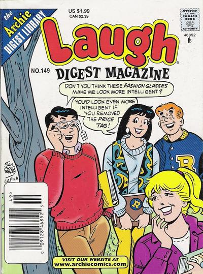 Cover for Laugh Comics Digest (Archie, 1974 series) #149