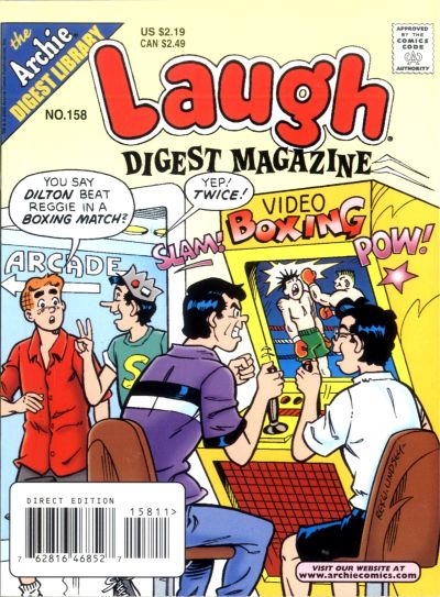 Cover for Laugh Comics Digest (Archie, 1974 series) #158
