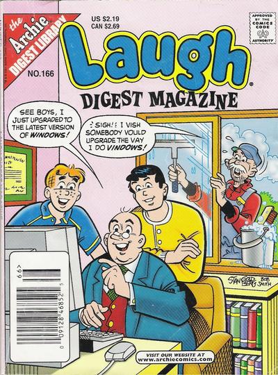 Cover for Laugh Comics Digest (Archie, 1974 series) #166