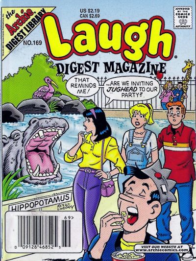 Cover for Laugh Comics Digest (Archie, 1974 series) #169