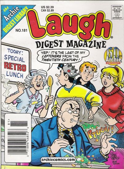 Cover for Laugh Comics Digest (Archie, 1974 series) #181