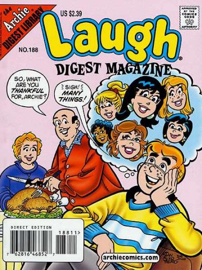 Cover for Laugh Comics Digest (Archie, 1974 series) #188
