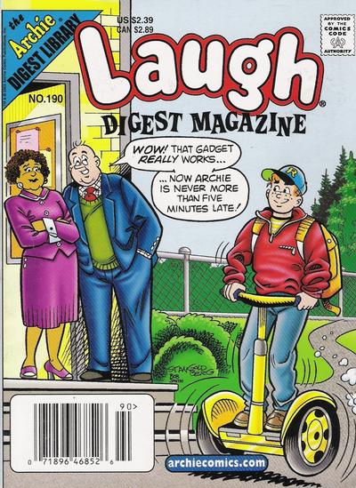 Cover for Laugh Comics Digest (Archie, 1974 series) #190