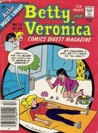 Cover for Betty and Veronica Comics Digest Magazine (Archie, 1983 series) #17