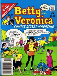 Cover Thumbnail for Betty and Veronica Comics Digest Magazine (Archie, 1983 series) #34