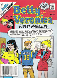 Cover Thumbnail for Betty and Veronica Comics Digest Magazine (Archie, 1983 series) #53