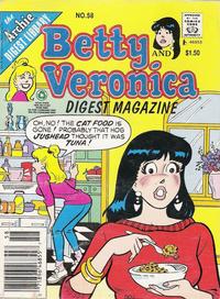 Cover Thumbnail for Betty and Veronica Comics Digest Magazine (Archie, 1983 series) #58