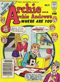Cover Thumbnail for Archie... Archie Andrews, Where Are You? Comics Digest Magazine (Archie, 1977 series) #27