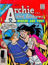 Cover Thumbnail for Archie... Archie Andrews, Where Are You? Comics Digest Magazine (Archie, 1977 series) #87