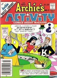 Cover Thumbnail for Archie's Activity Comics Digest Magazine (Archie, 1985 series) #3