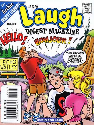 Cover for Laugh Comics Digest (Archie, 1974 series) #194