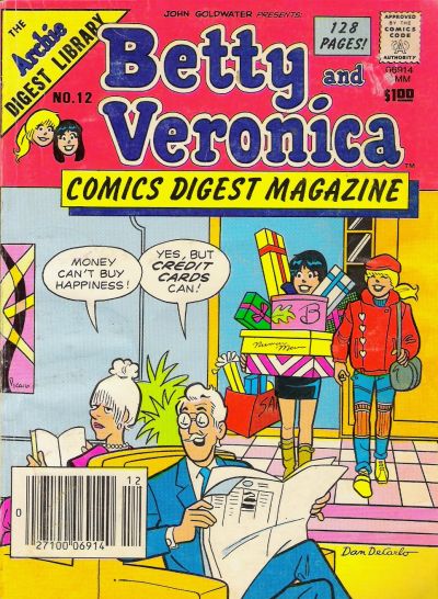 Cover for Betty and Veronica Comics Digest Magazine (Archie, 1983 series) #12