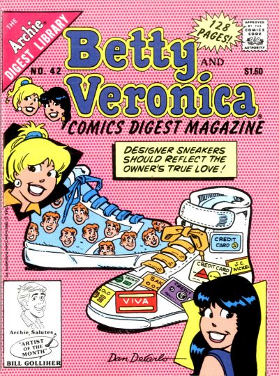Cover for Betty and Veronica Comics Digest Magazine (Archie, 1983 series) #42