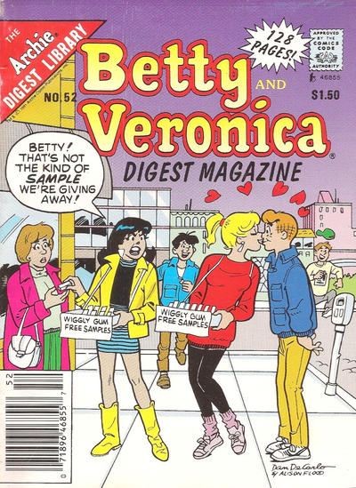 Cover for Betty and Veronica Comics Digest Magazine (Archie, 1983 series) #52