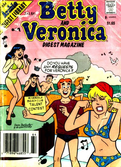 Cover for Betty and Veronica Comics Digest Magazine (Archie, 1983 series) #64