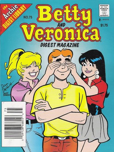 Cover for Betty and Veronica Comics Digest Magazine (Archie, 1983 series) #75